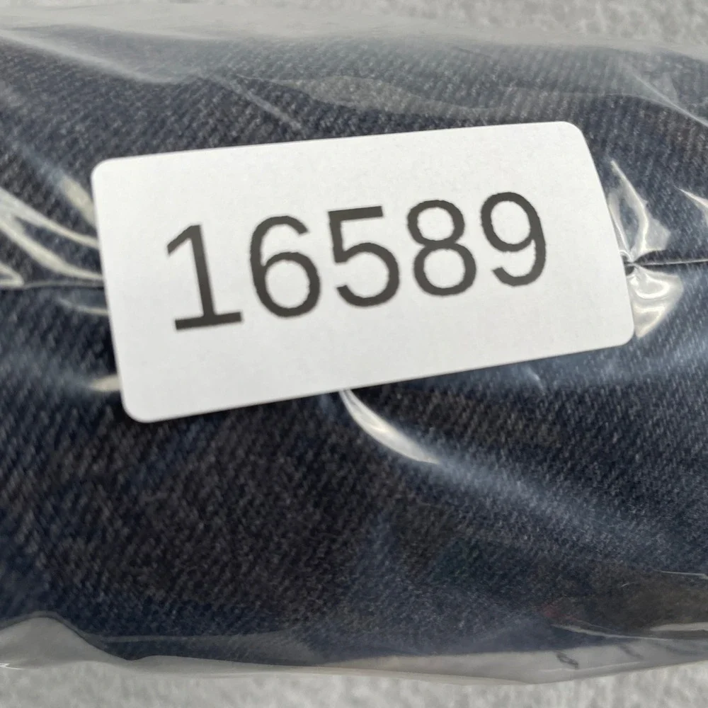 Levis Jeans Womens 24 Black Baggy Dad Premium Relaxed Straight Leg Denim Cotton